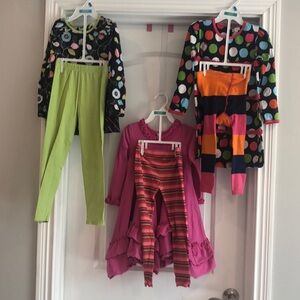 Three children’s size 5 dresses from Le Top and Love U Lots!